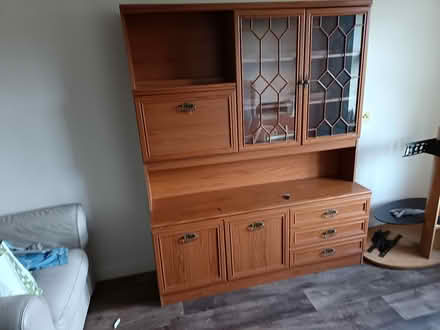 Photo of free Teak wall unit (Braunstone LE31HN) #1