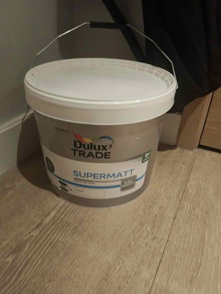 Photo of free Dulux supermatt white paint (SE16) #1