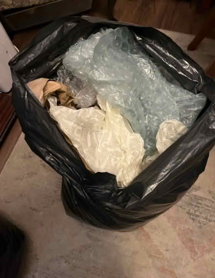 Photo of free Blackbag of bubble wrap/some paper (edgbaston B16) #1