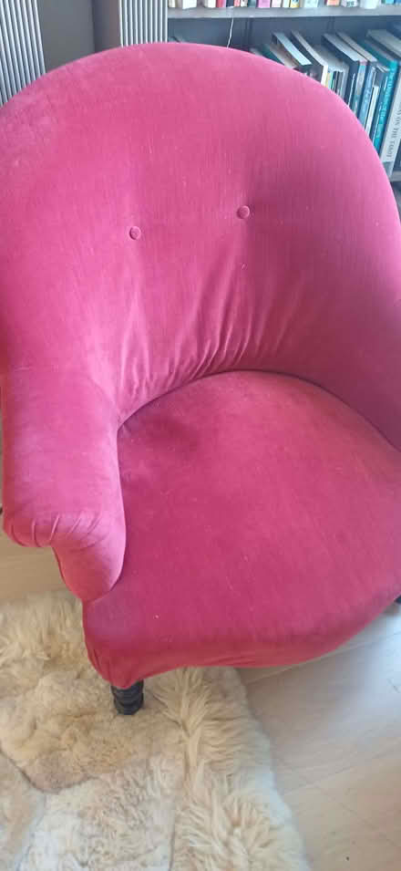 Photo of free Red armchair (Notting Hill W11) #1