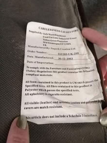 Photo of free Black Leather Sofa (SE19) #2