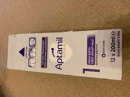 Photo of free Aptamil 1 pre mixed bottles (Abbey Wood SE2) #1
