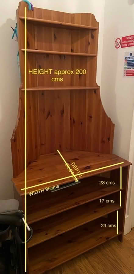 Photo of free Corner cabinet storage unit (Croydon SE25) #1