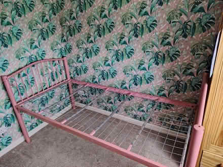 Photo of free Painted metal bed (Pensby CH61) #1