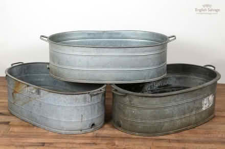 Photo of Galvanised tubs (Chingford Mount E4) #2