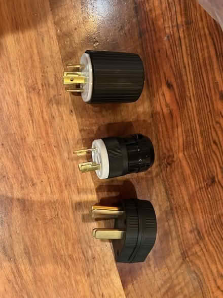 Photo of free various electrical male plugs (West End San Rafael) #2