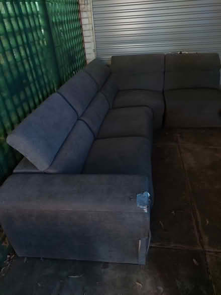 Photo of free Sofa with tape on one corner (Edgewater) #2