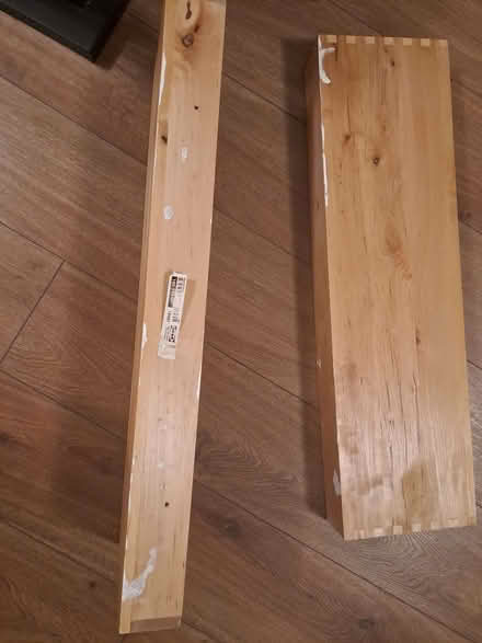 Photo of free Ikea, 2×solid wood shelves (Ashwood Park CW9) #4