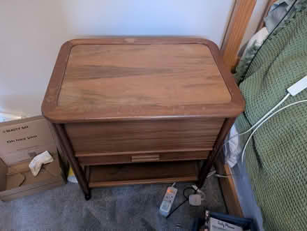 Photo of free Mid century sewing box on wheels (Saltney Ferry CH4) #2
