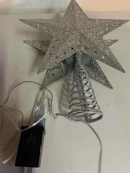 Photo of free Silver star Christmas tree topper (Sunnyvale - Ponderosa Park) #2