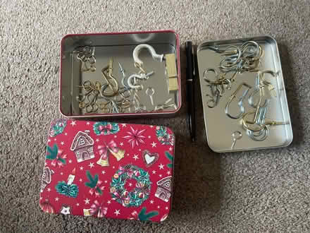 Photo of free 2 tins, hooks and eyelet screws (Longbarn WA2) #2