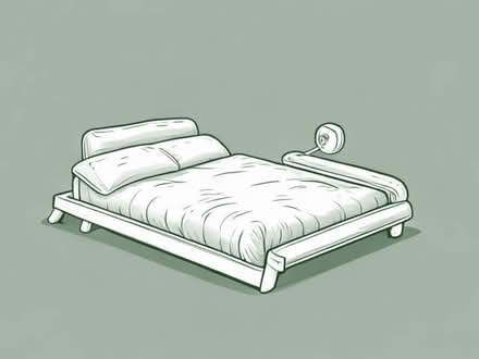 Photo of Double air bed with foot pump (Courthouse Green CV6) #1