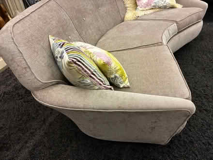 Photo of free Retro curved beige 3 seater sofa and 2 chairs (Stapenhill DE14) #2