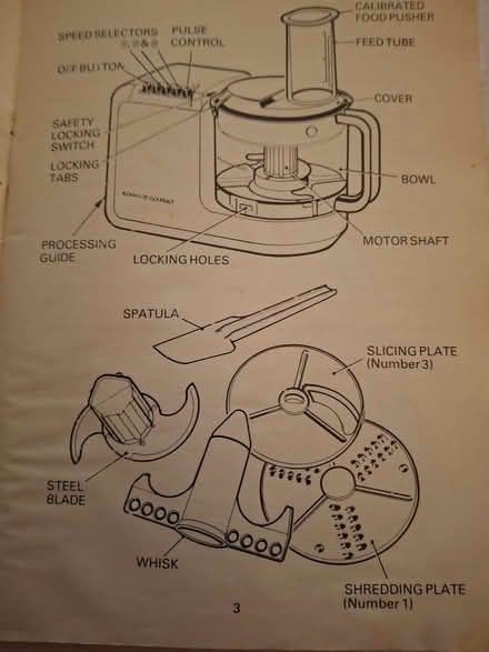 Photo of free Food Processor Tools (Locks Heath SO31) #2