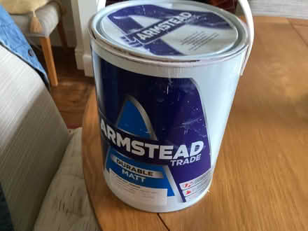 Photo of free About 2 litres of Matt pale pink paint (Wymondham NR18) #1