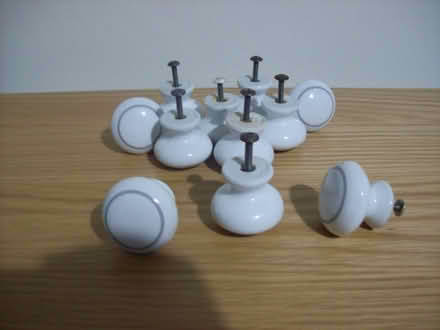 Photo of free 11 ceramic knobs (Prestbury GL52) #1