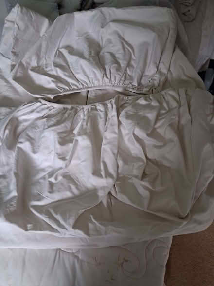 Photo of free Good quality fitted sheet for double bed. (Glenleigh Park TN39) #2