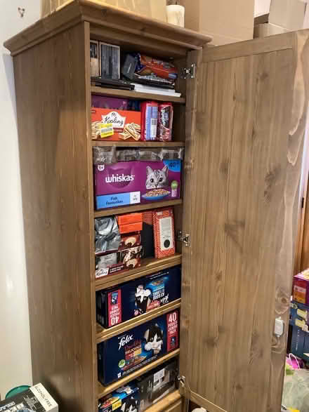 Photo of free Single mirrored wardrobe with shelves (Quernmore LA2) #3