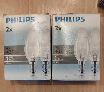 Photo of free Three Philips screw-in bulbs (Ampthill) #1