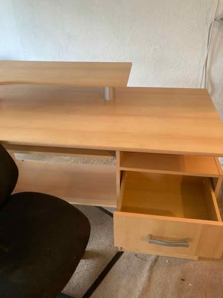 Photo of free Computer desk and chair (North Bushey WD25) #2