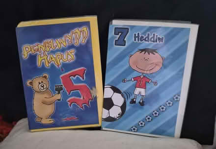Photo of free 2 Welsh birthday cards (Gwespyr CH8) #1