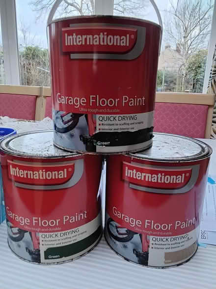 Photo of free Garage floor and smoothover paint (SG5 hitchin) #1