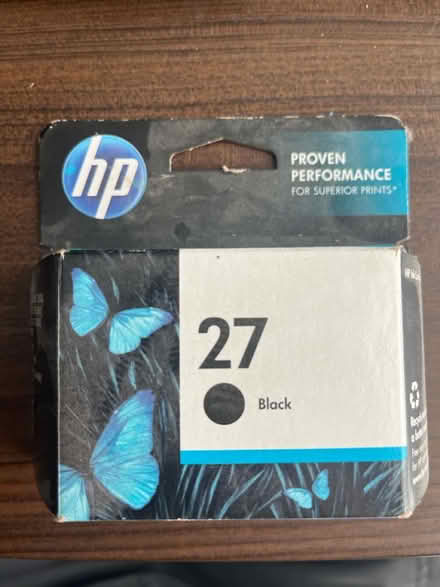 Photo of free HP 27 black printer cartridge (East somerville ma) #1