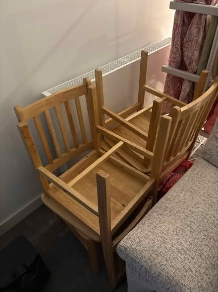 Photo of free 4 Chairs and a Table (Wembley Park) #1