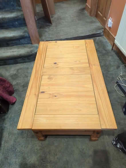 Photo of free Pine Coffee Table (Croydon CR7 postcode) #1