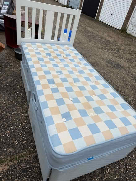 Photo of free Single bed frame and mattress (Bognor Regis PO21) #4