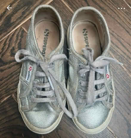 Photo of free Kids silver trainers - size 10 (SE24) #1