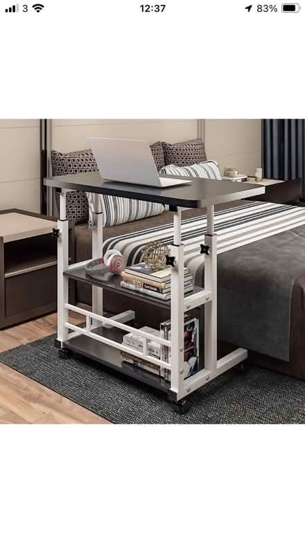 Photo of free White bed/side coffee table (Wivenhoe CO7) #1