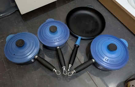 Photo of free Le Creuset pans (Great Western Park OX11) #1