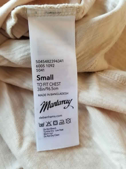 Photo of free Mantaray beige cream t-shirt men's (Gloucester) #4