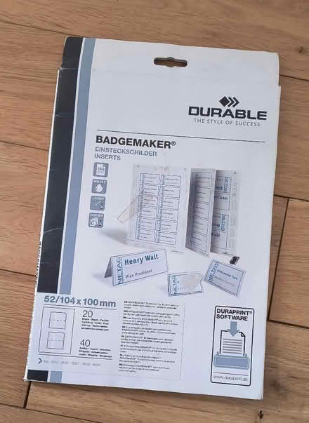 Photo of free Badgemaker inserts (Allington ME16) #1