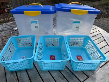 Photo of free Plastic bins & baskets (Los Altos Highlands) #1