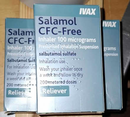 Photo of free Blue Asthma (Salamol) Inhaler (Kieghley BD21) #1