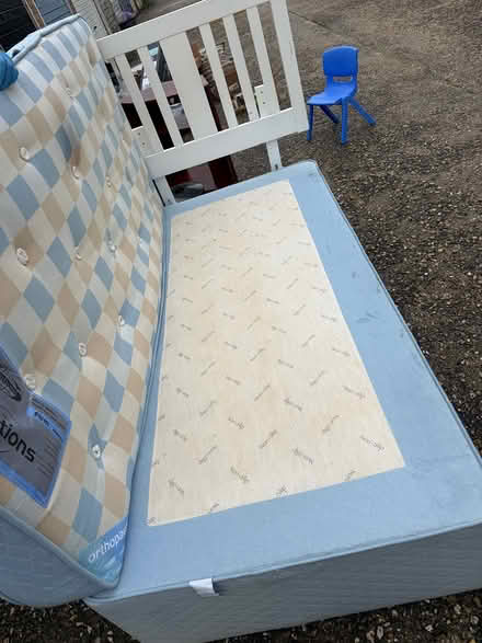 Photo of free Single bed frame and mattress (Bognor Regis PO21) #2