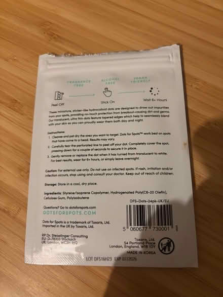 Photo of free Dot For Spots - spot treatment (Ware SG12) #2