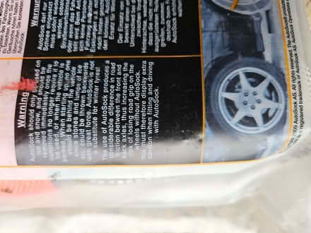 Photo of free AutoSock - winter traction aid (Kings Langley WD4) #3