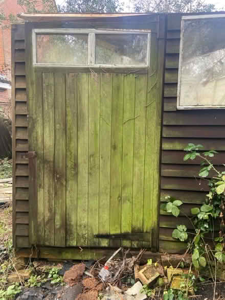 Photo of free Large shed door 1m wide 174cm tall (AL21JS Al2) #1