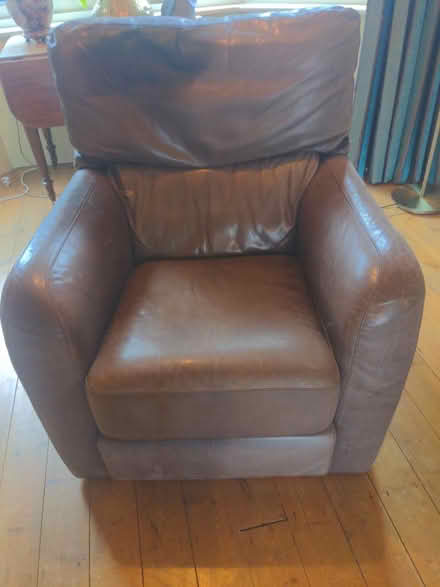 Photo of free Leather armchair (Congleton Hightown) #1