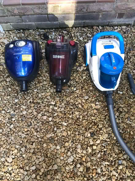 Photo of free Broken vacuum cleaners (for spares) with hoses & pipes etc. (Wood Farm OX3) #1