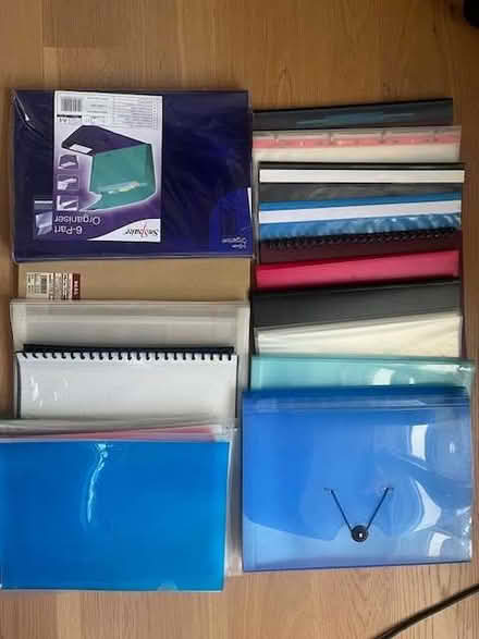 Photo of free plastic folders (Earls Court SW10) #1
