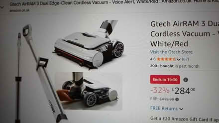 Photo of free Gtech vacuum new (Chineham RG24) #1