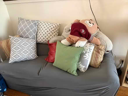 Photo of free Sectional Couch & Covers, Pillows (Belleville neighborhood) #2