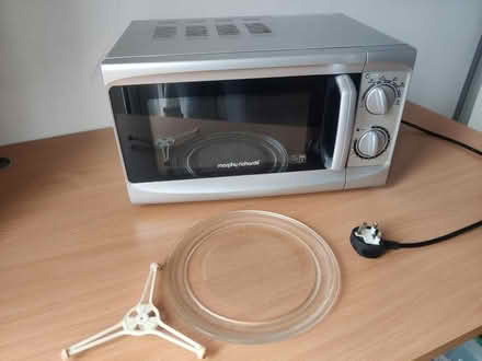 Photo of free Grey microwave (working) (Gloucester) #1