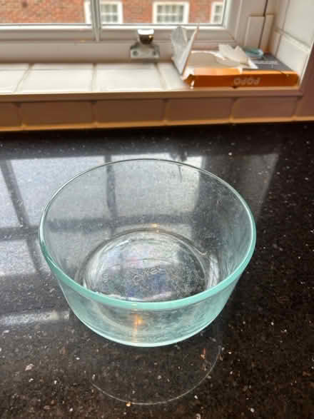 Photo of free Round glass bowl (Stanmore. HA73LG) #1