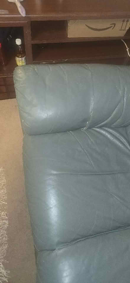 Photo of free Sea green sofa (Darby Green GU47) #2