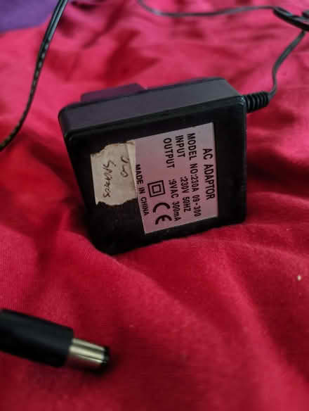 Photo of free AC Adapter Barrel Jack 5.5mm 2.1mm From Speakers 9V 300mA (CT9) #2